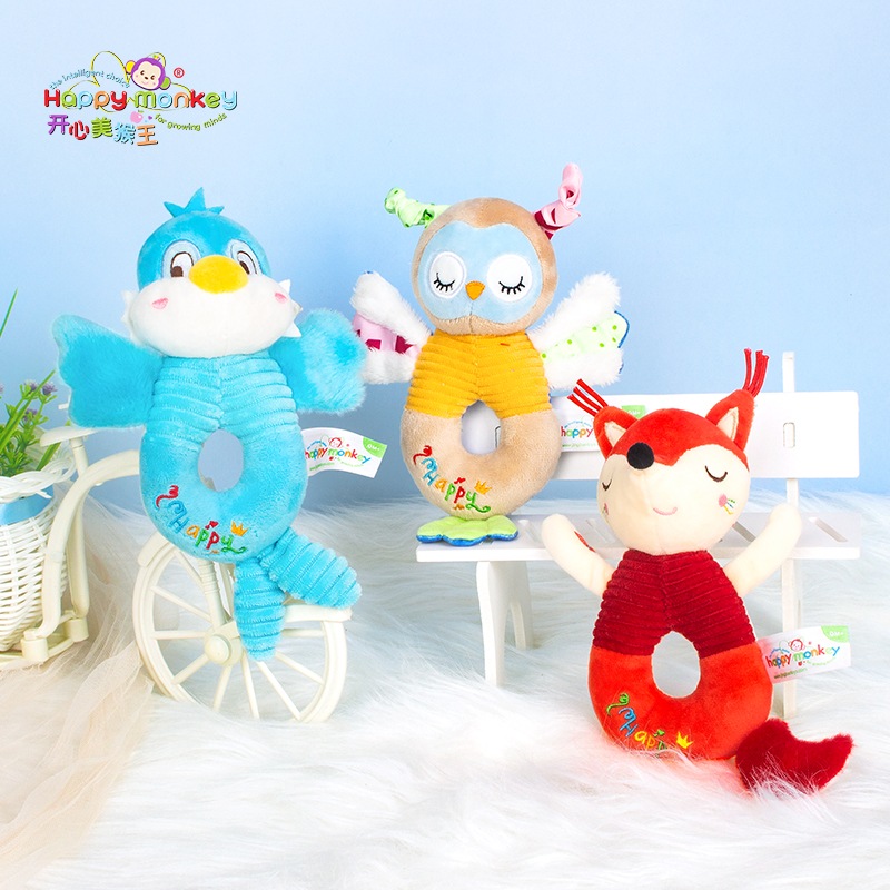 嬰兒玩具牙膠搖鈴的細節